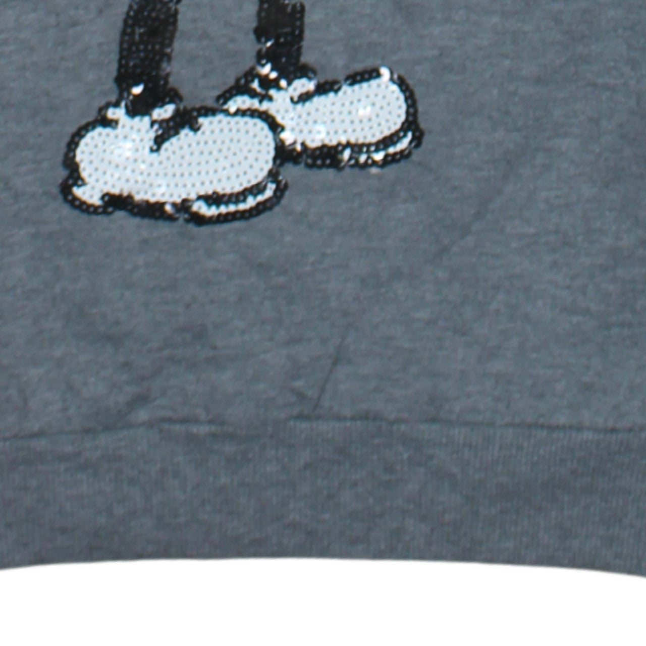 Disney at George Womens Grey Sequin Mickey Mouse Sweatshirt UK 10