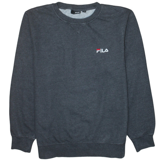 FILA Mens Grey Crew Neck Pullover Sweatshirt Medium