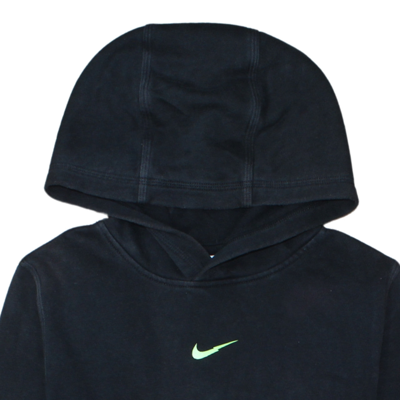 Nike Boys Black Pullover Fleece Hoodie XL 158-170cm Logo Sportswear