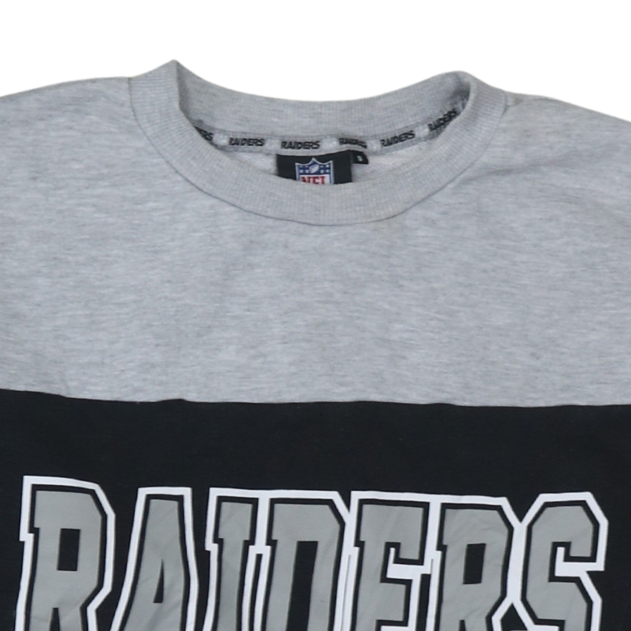Primark NFL Raiders Grey Men's Pullover Sweatshirt S Regular Fit