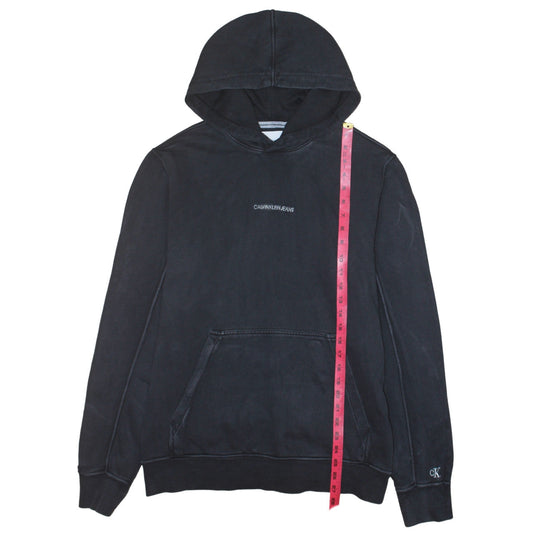 Calvin Klein Jeans Men's Black Pullover Hoodie Size M