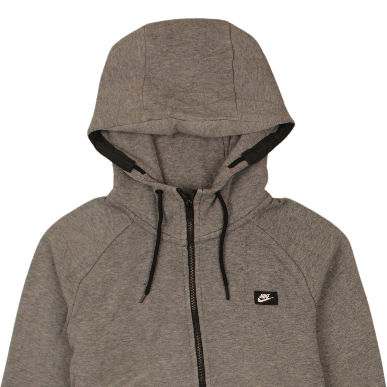 Nike Men's Grey Full Zip Hoodie Size M Sportswear Fleece