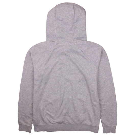 Nike Women's Grey Pullover Hoodie L Hooded Sweatshirt
