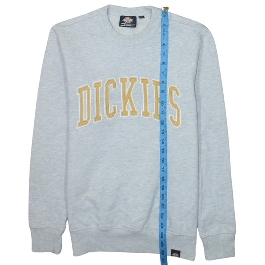 Dickies Mens Grey XS Embroidered Logo Pullover Sweatshirt