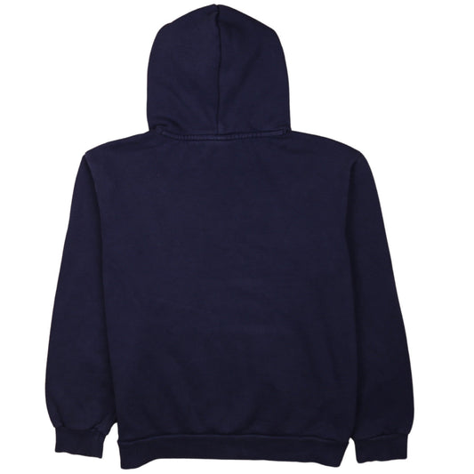 Puma Men's Blue Pullover Hoodie Medium Regular Fit Logo Sportswear