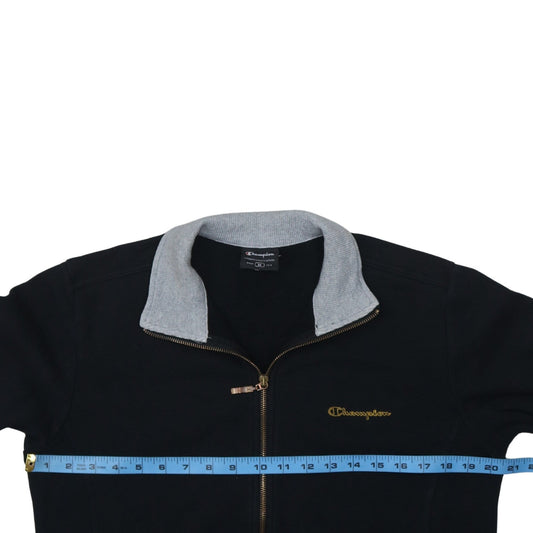 Champion Men's Black Full Zip Sweatshirt M Sports Style
