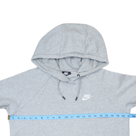 Nike Men Grey Pullover Hoodie Small Regular Fit Sportswear