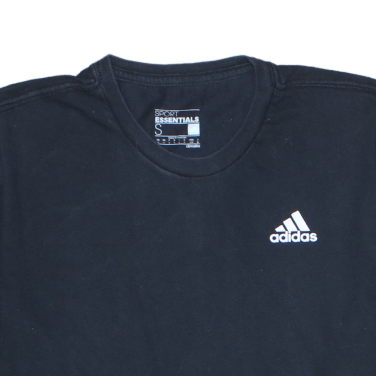 Additional view of Adidas Men’s Black Climalite Essentials Crew Neck T-Shirt, size S