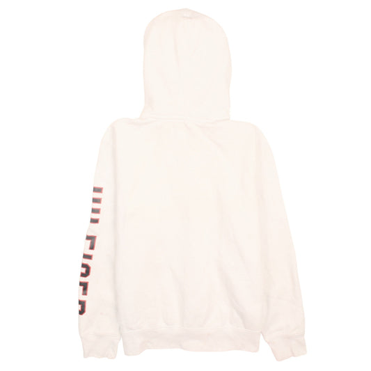 Tommy Hilfiger Men's White Full Zip Logo Hoodie Size M