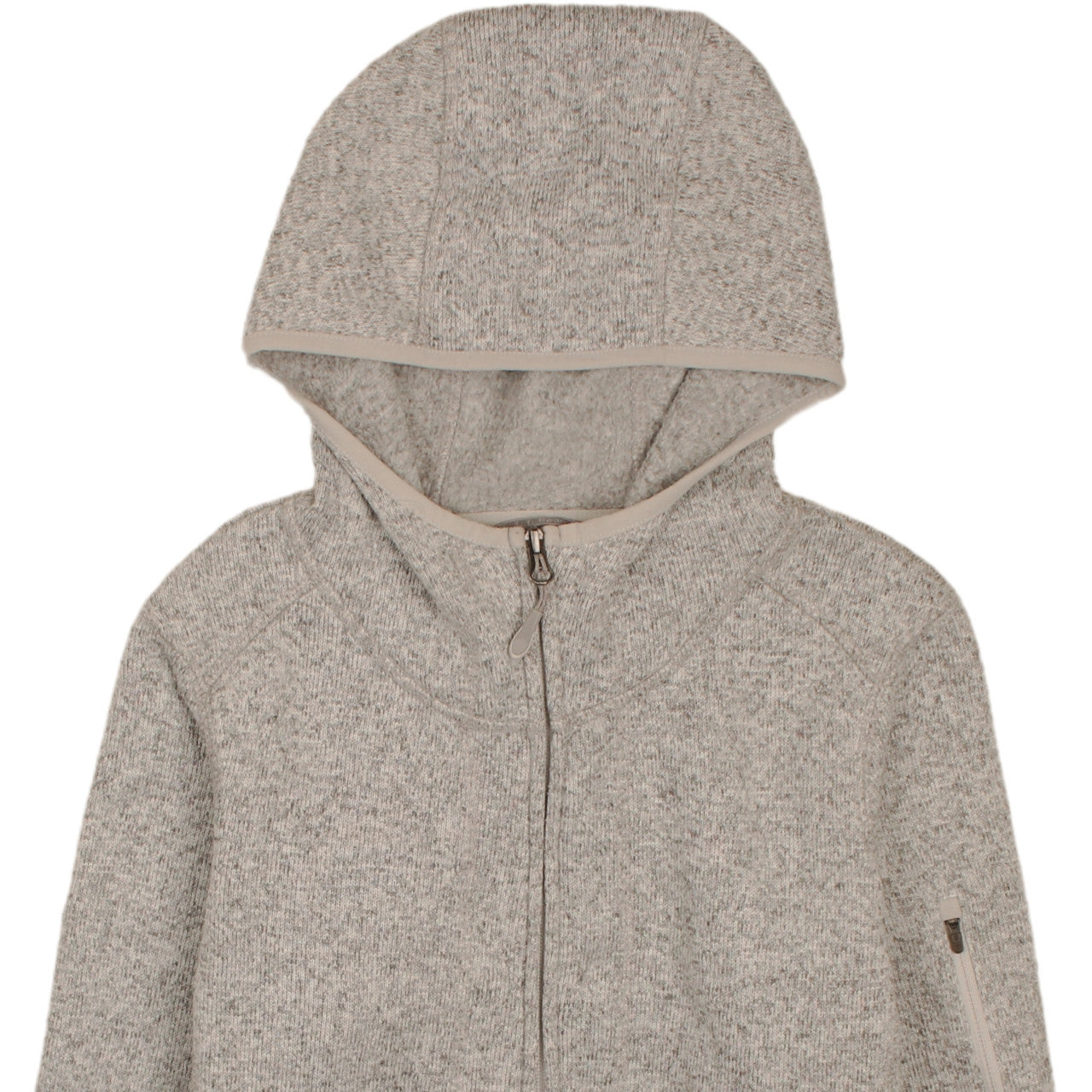 L.L. Bean Unisex Grey Full Zip Hoodie M Regular Polyester