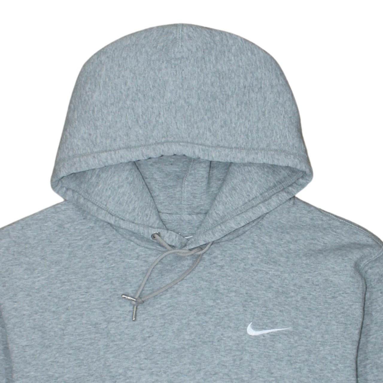 Nike Men's Grey 2XL Pullover Hoodie with Logo and Pockets