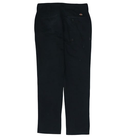 Dickies Men's Black 32x32 Regular Fit Workwear Chino Trousers