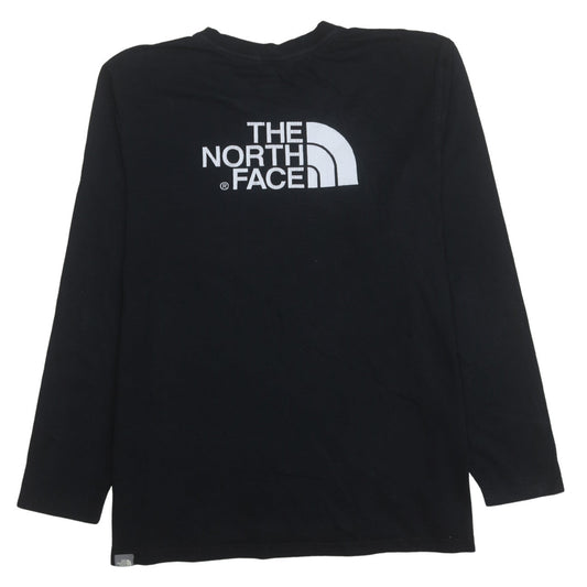 The North Face Men's Black Long Sleeve Cotton Logo T-Shirt XL