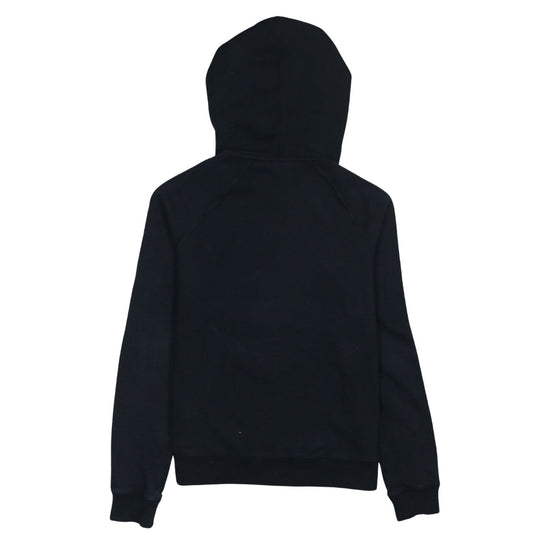 Nike Womens Black Pullover Hoodie Medium 80% Cotton Logo Fit