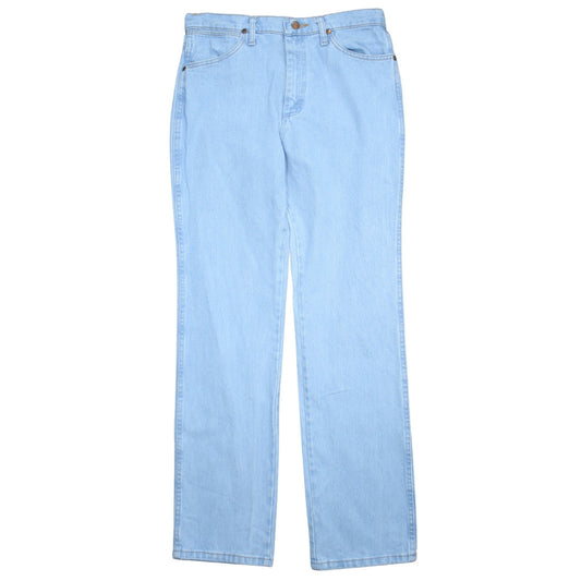 Wrangler Men Blue 30x32 Straight Leg Denim Jeans