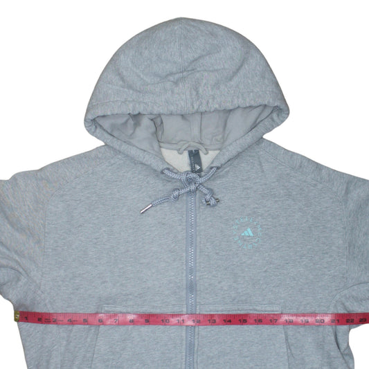 Adidas by Stella McCartney Grey Full Zip Hoodie Unisex S Regular