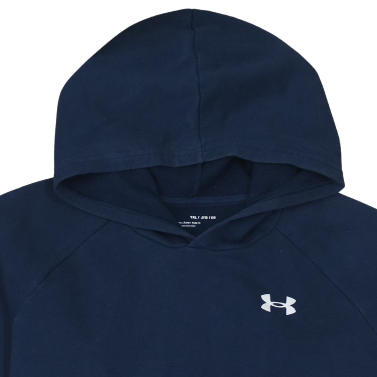 Under Armour Boys Navy Blue Pullover Hoodie Size 158 Cotton Blend