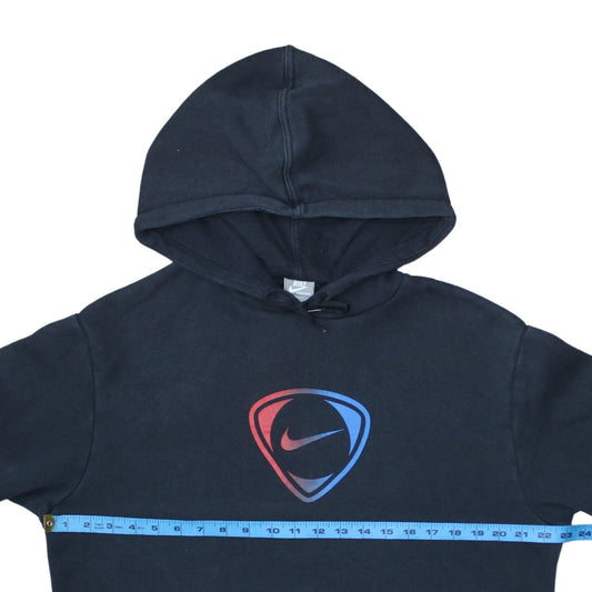 Nike Mens Black Pullover Hoodie L Sportswear Fleece Sweatshirt