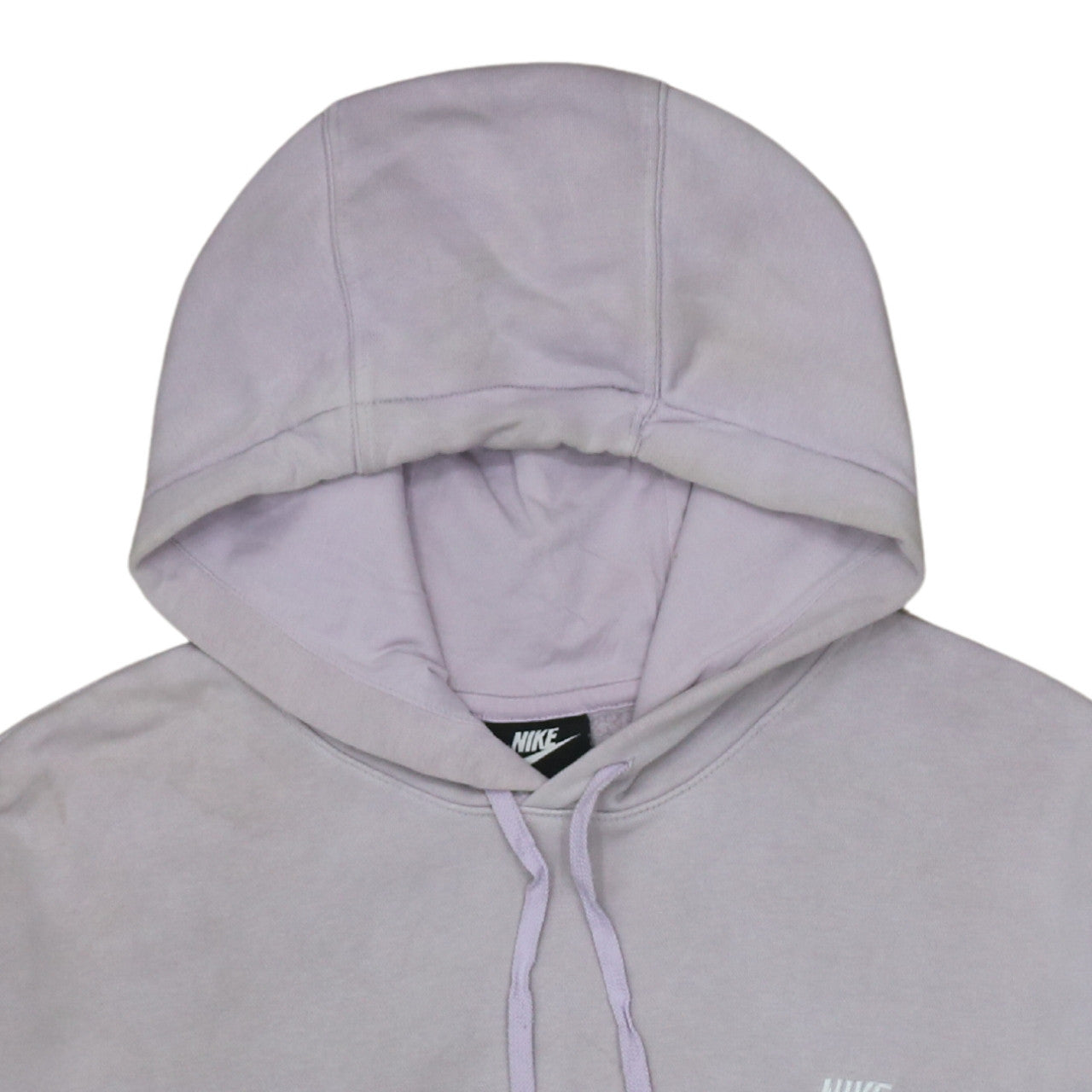 Nike Womens Lilac Pullover Hoodie XXL Relaxed Fit Cotton Blend