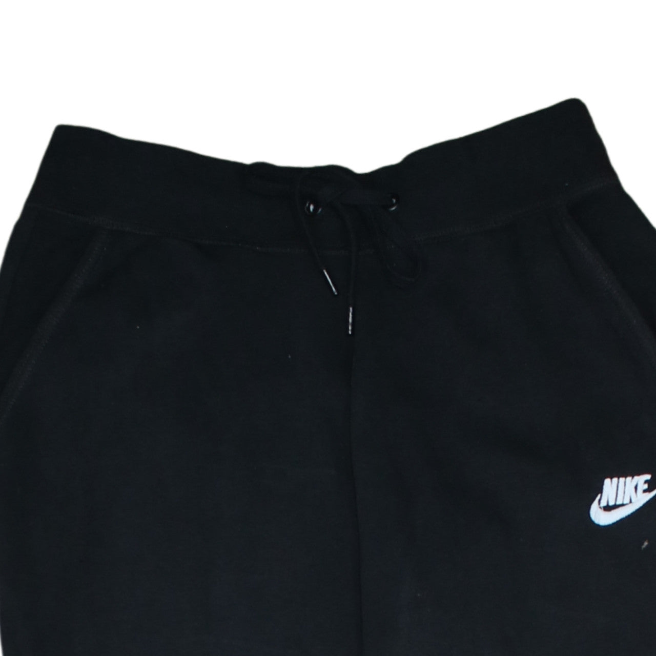 Nike Mens Black Jogger Trousers Size S Regular Fit Fleece Sweatpants