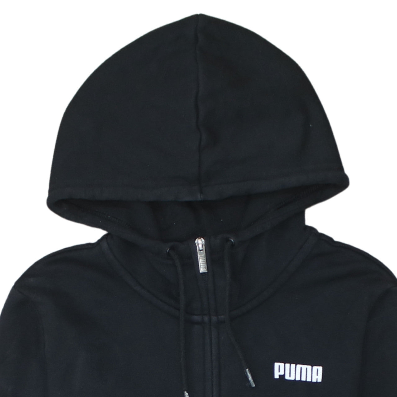 Puma Women's Black Size 12 Full Zip Hoodie Sweatshirt