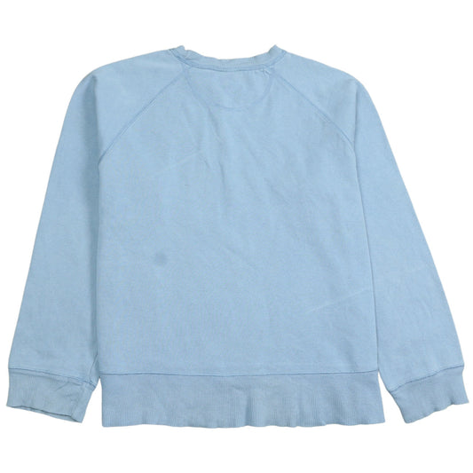 Reebok Women's Blue Crew Neck Pullover Sweatshirt Size S