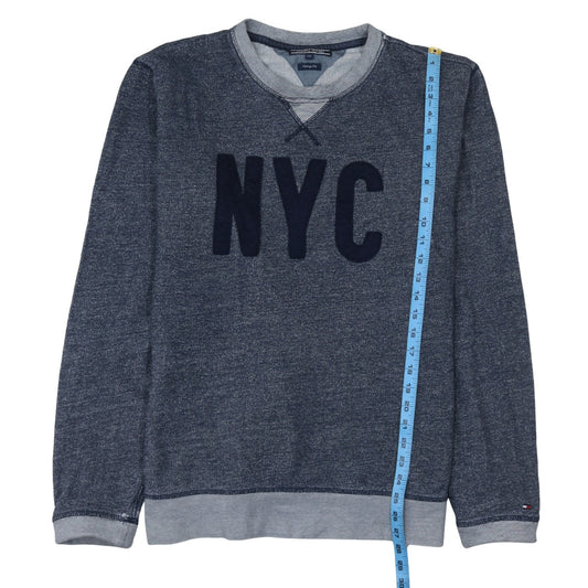Tommy Hilfiger Men's Blue NYC Crew Neck Sweatshirt 2XL Classic Fit