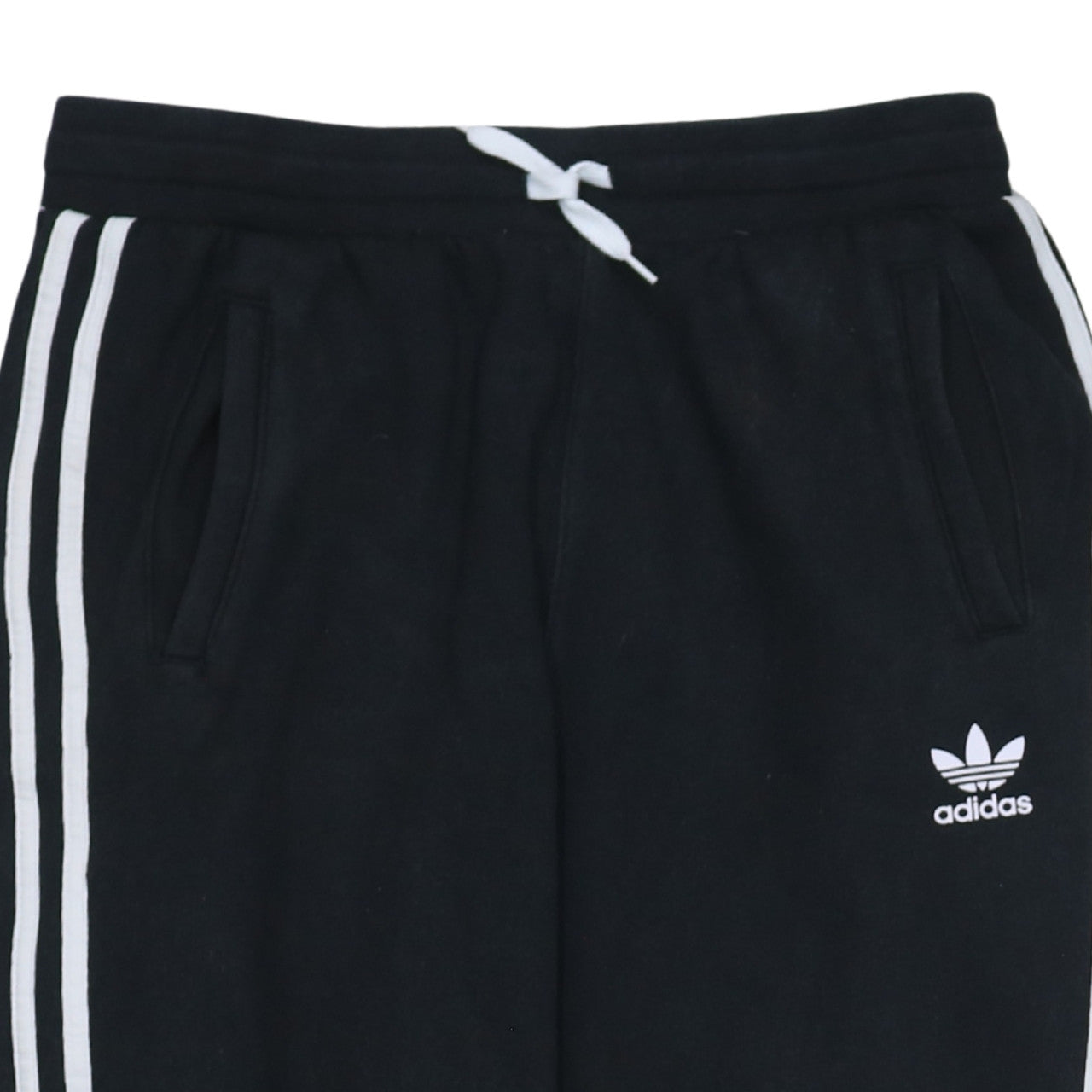 Adidas Boys Black Jogger Sweatpants 14-15 Years with Side Stripes