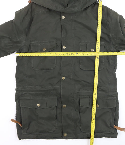 Trespass Men's Green XS Waterproof Hooded Parka Jacket