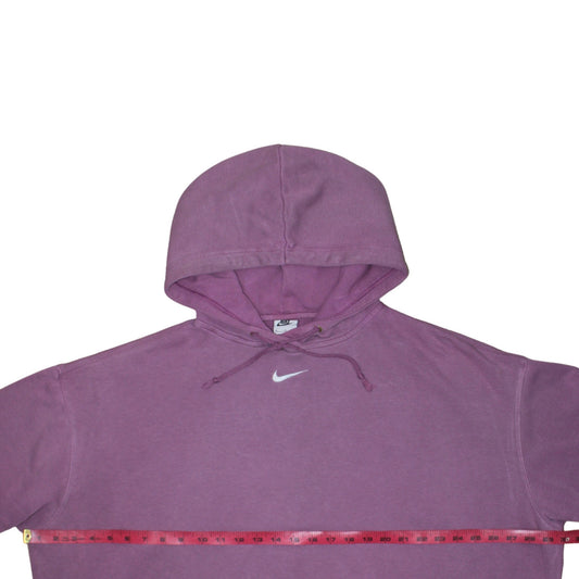 Nike Womens Purple Pullover Hoodie XL - Relaxed Fit Casual Sweatshirt