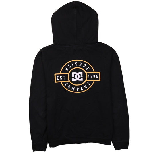 DC Shoes Boys Black Pullover Hoodie XL Graphic Logo Hooded Sweatshirt