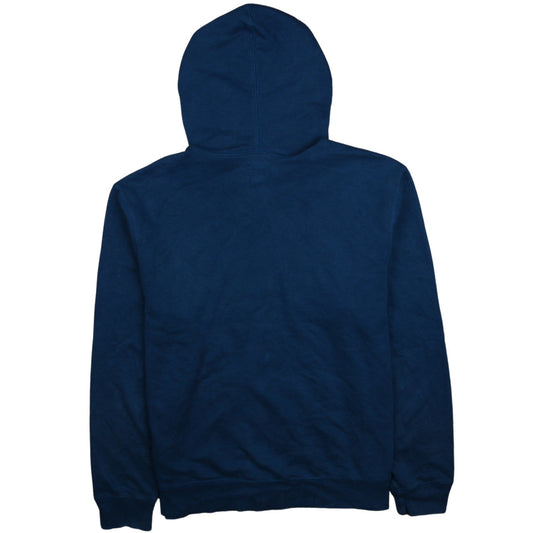 GAP Men's Blue Full Zip Hoodie Size L Fleece Logo Sweatshirt