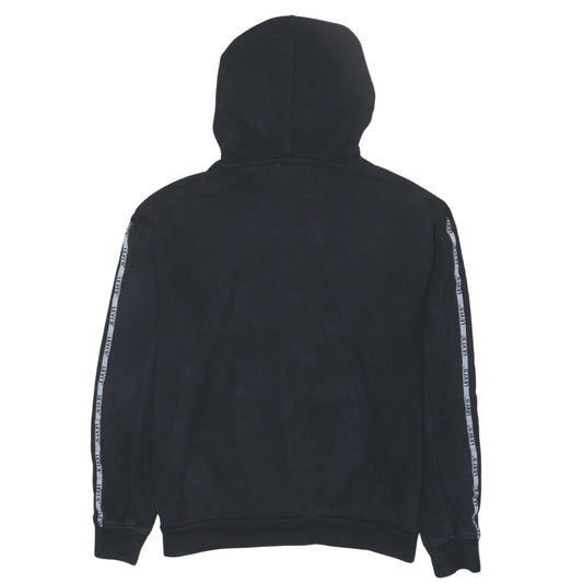 Levi's Men's Black XS Pullover Hoodie with Logo Tape Detail