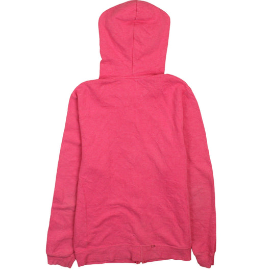 Champion Womens Pink Full Zip Hoodie L Hooded Sweatshirt
