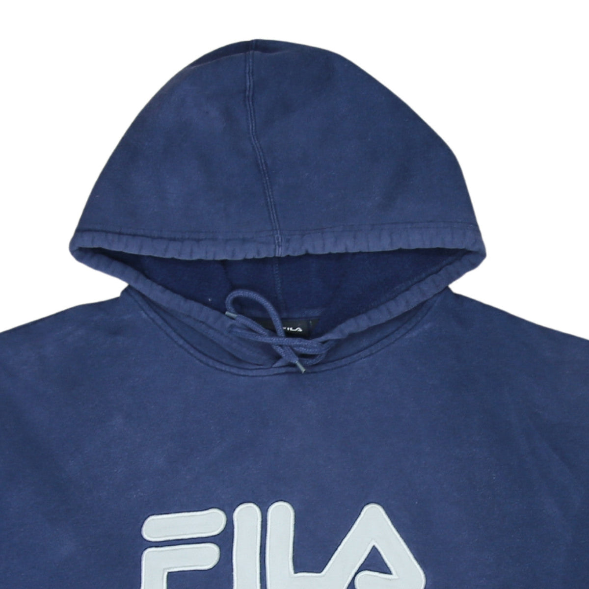 Additional view of Fila men’s blue pullover hoodie xl logo sports sweatshirt