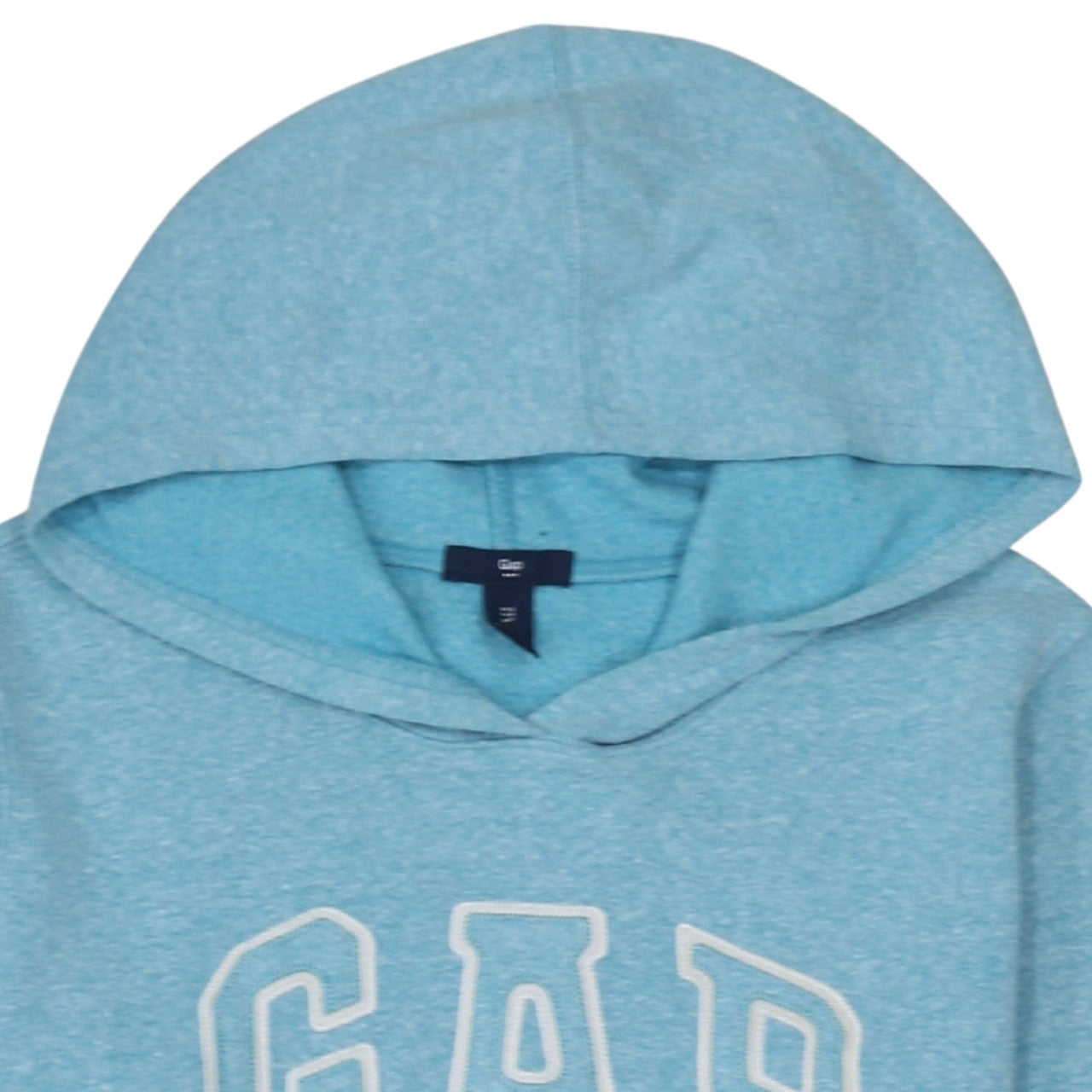 GAP Women’s Blue Pullover Hoodie Small Cotton Blend Logo Jumper