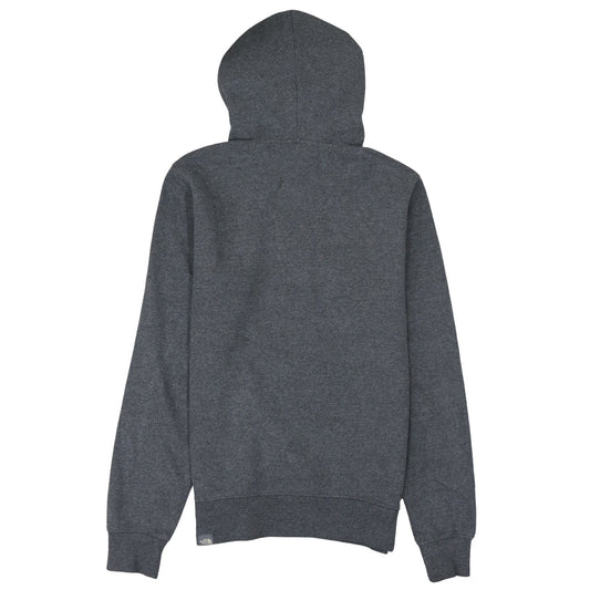 The North Face Men's Grey Pullover Hoodie Small Logo Outdoor Sweatshirt