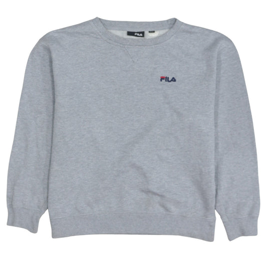 Fila Boys Grey Sweatshirt XLB Crew Neck Long Sleeve Pullover
