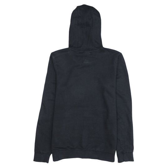 Adidas Boys Black Pullover Hoodie 13-14 Years Cotton Blend Logo Print