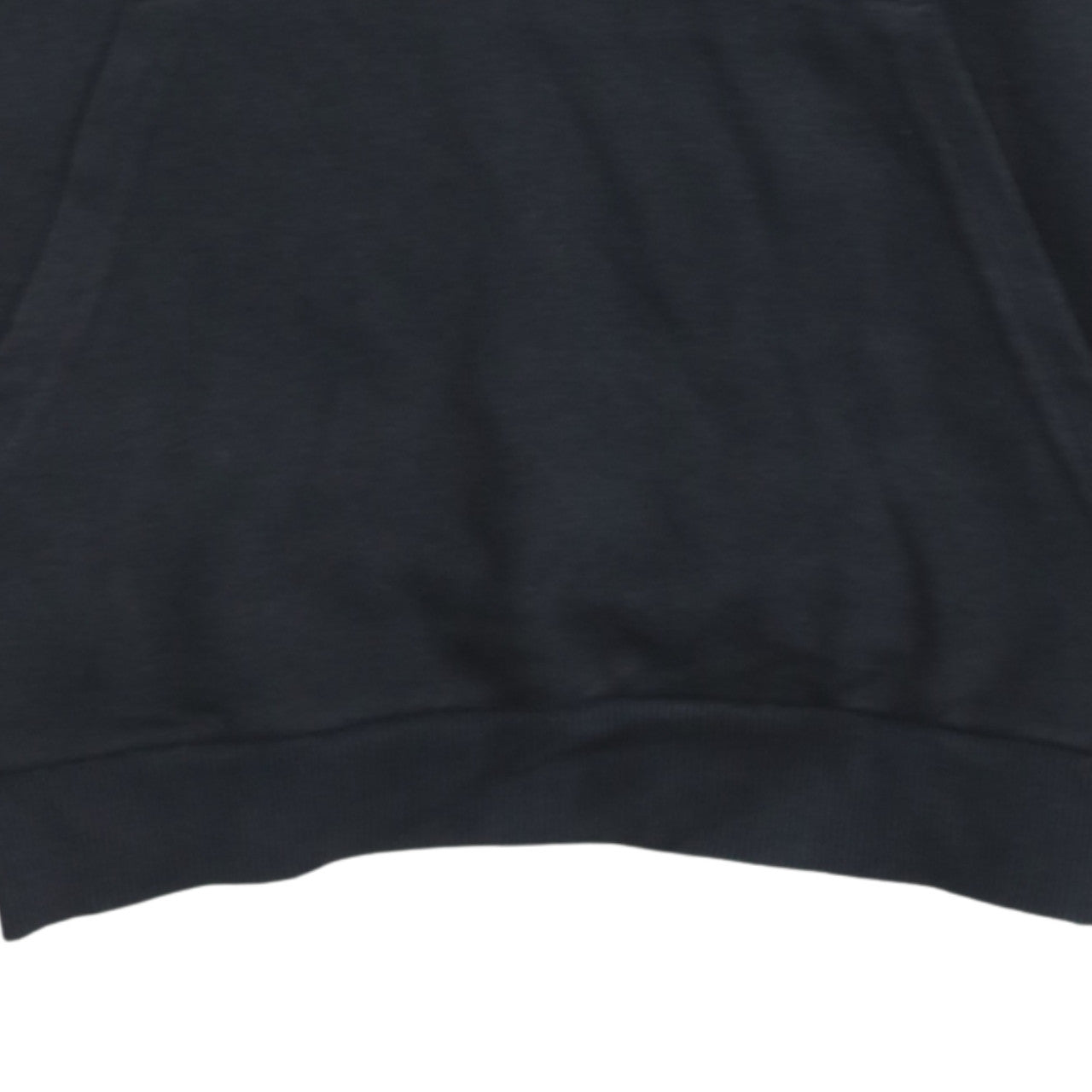 Adidas Boys Black Pullover Hoodie 13-14 Years Cotton Blend Logo Print