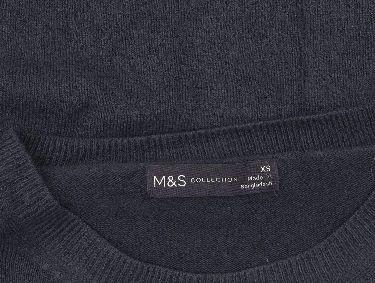 Additional view of Marks & Spencer women’s black sequin star jumper xs
