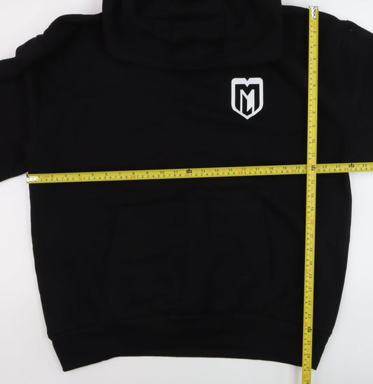 Aviator Nation Mens Black L Pullover Hoodie with Logo