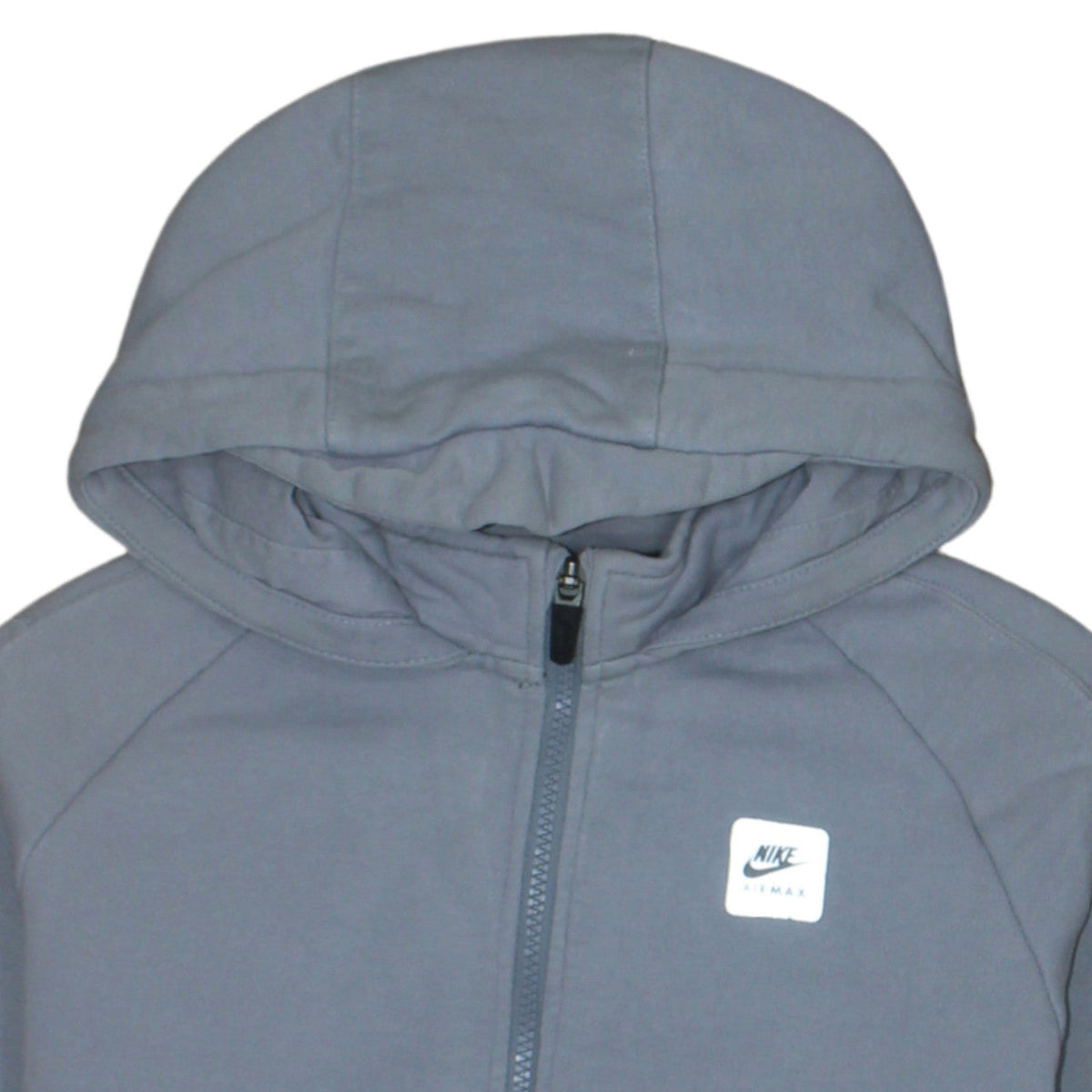 Additional view of Nike boys’ grey full zip hoodie air max 13-15 years hooded sweatshirt