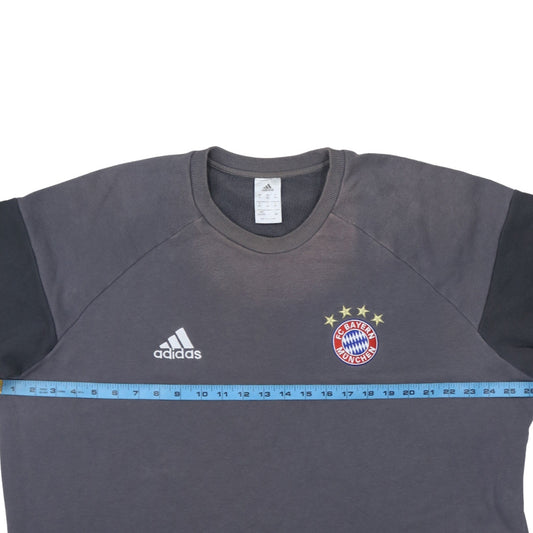 Adidas Men’s Grey 2XL FC Bayern Munich Pullover Sweatshirt