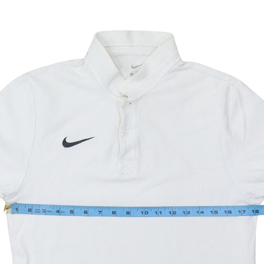 Nike Men's White Classic Short Sleeve Polo Shirt Size S