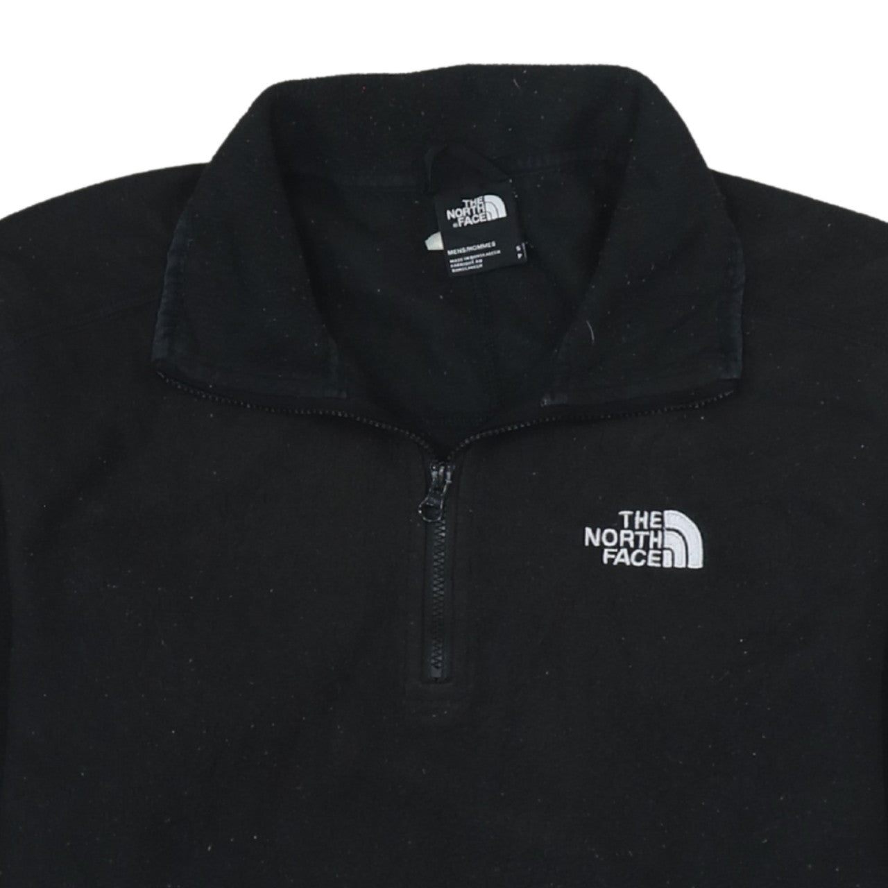 The North Face Womens Black Fleece 1/4 Zip Jacket Size S