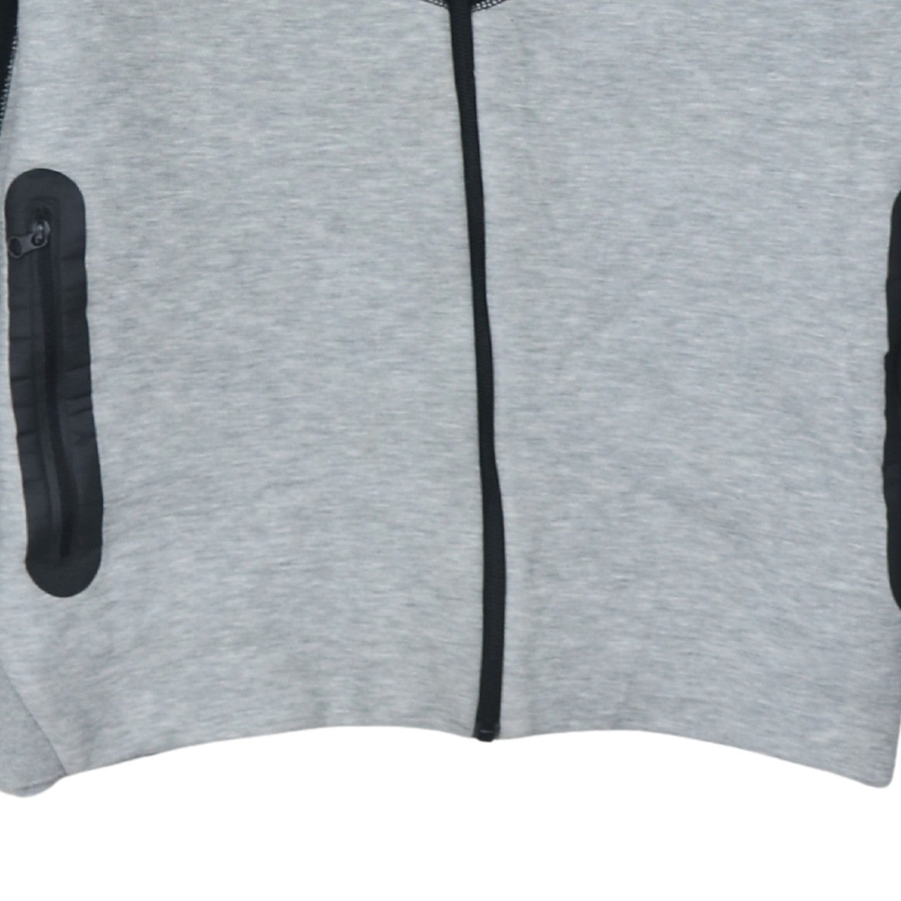 Additional view of Nike boys’ black grey xl full zip colourblock hoodie sweatshirt