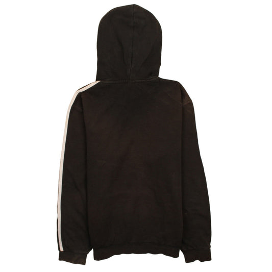 Adidas Men's Black Pullover Hoodie Small Logo Fleece Sportswear