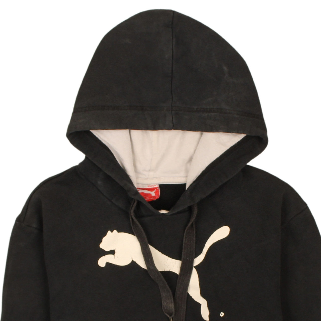 Puma Men's Black Pullover Hoodie Small Regular Fit Sportswear