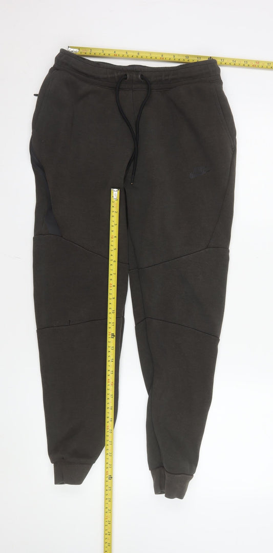 Nike Men's Black Jogger Fleece Activewear Trousers Size M